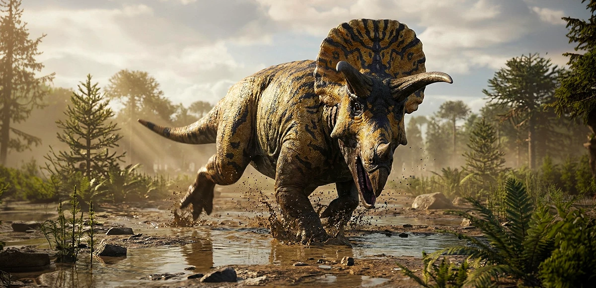¿De qué color eran los dinosaurios?