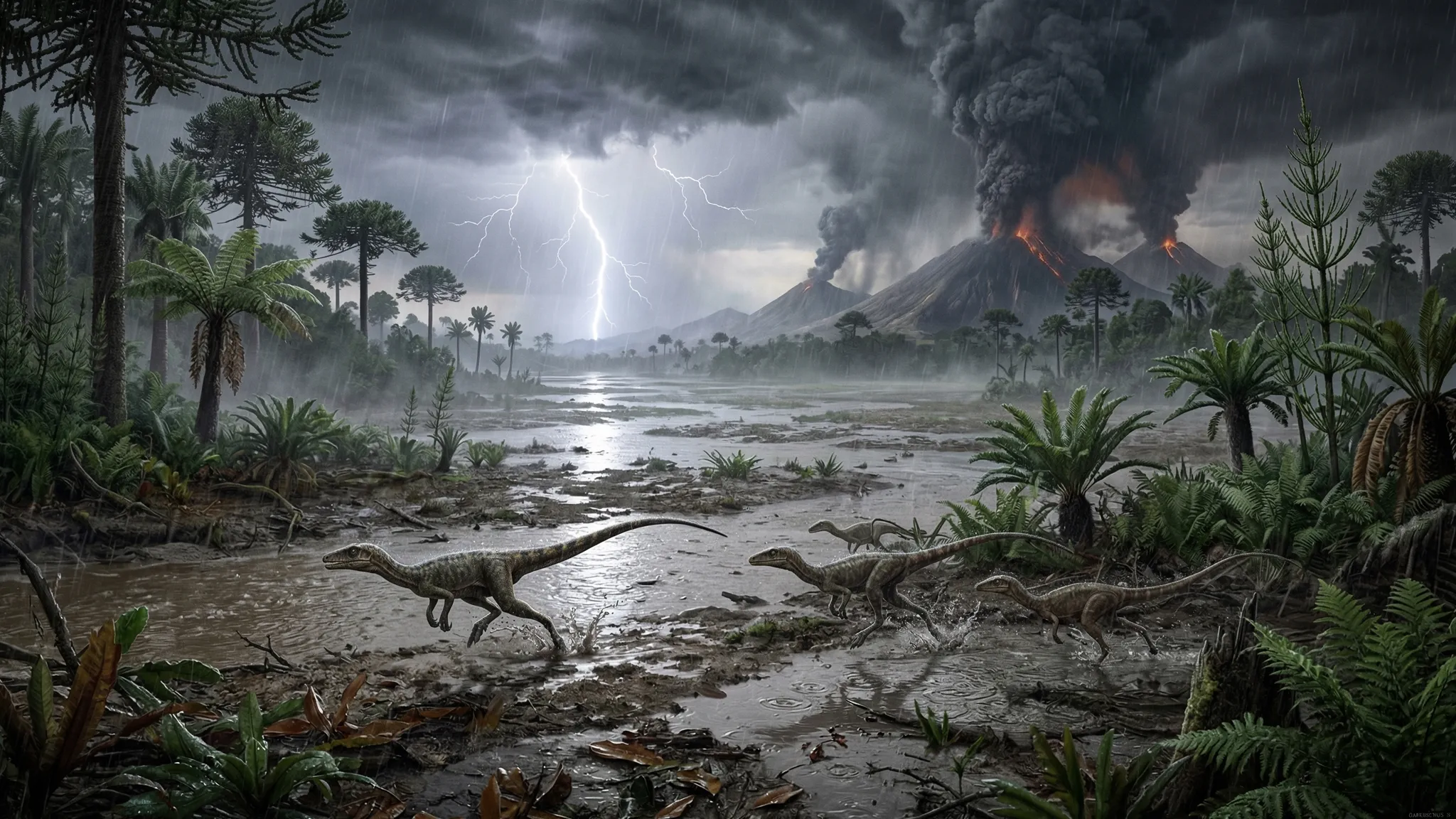 A world transformed by rain