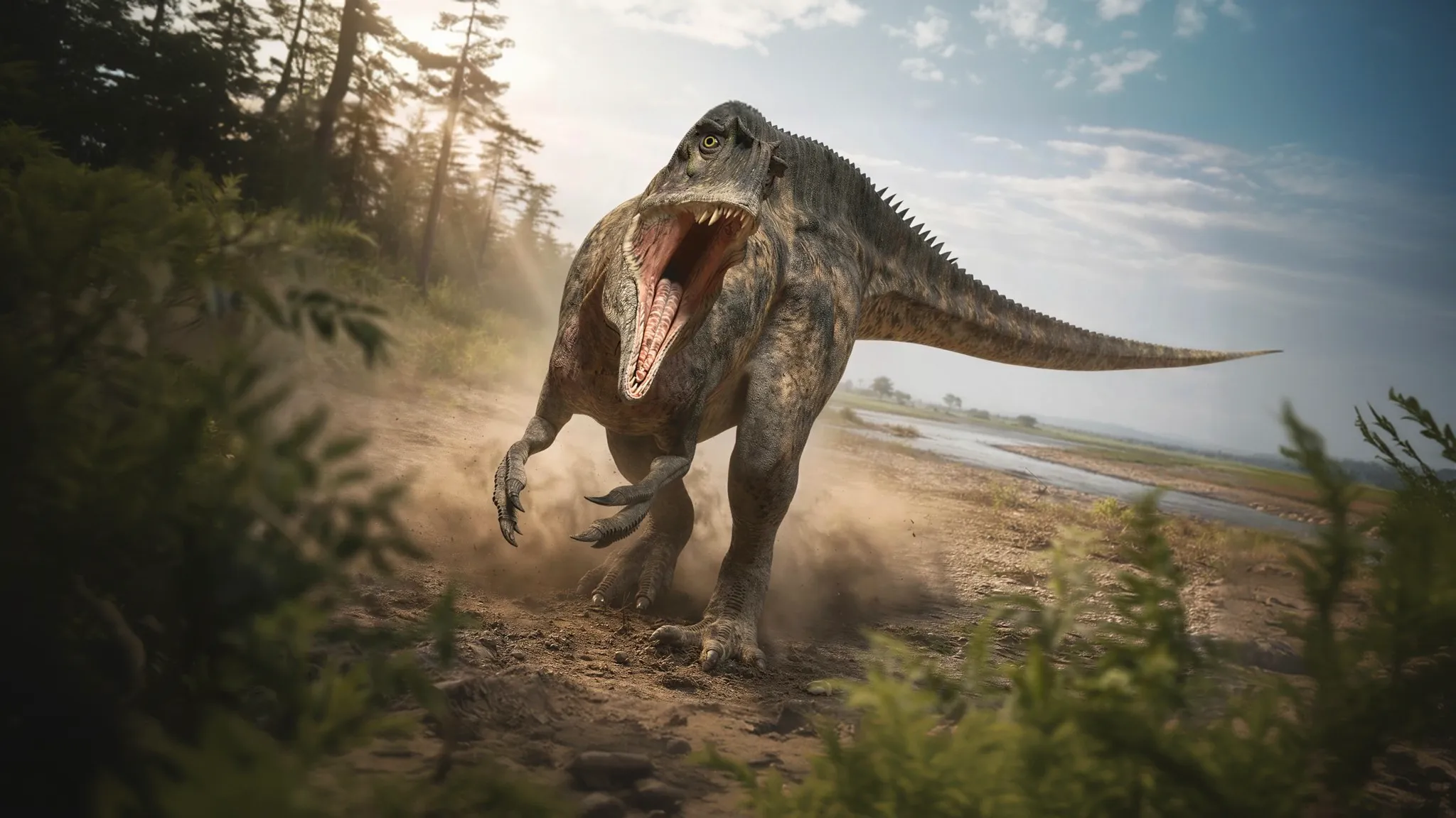 Acrocanthosaurus atokensis | Lagarto con espinas altas | 122 a 100 millones de años