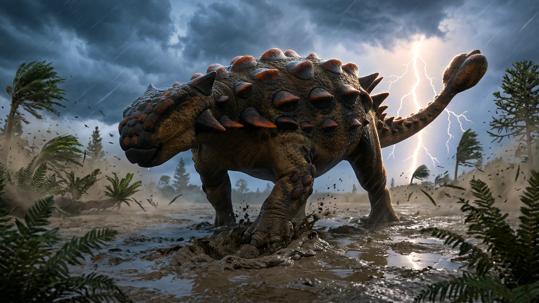 Ankylosaurus magniventris | Lagarto rígido | 67 a 66 millones de años