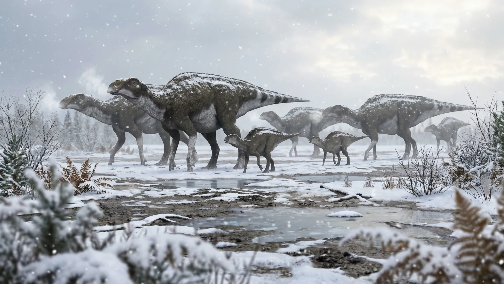 Brachylophosaurus canadensis | Short-crested lizard | 83 to 72 million years ago