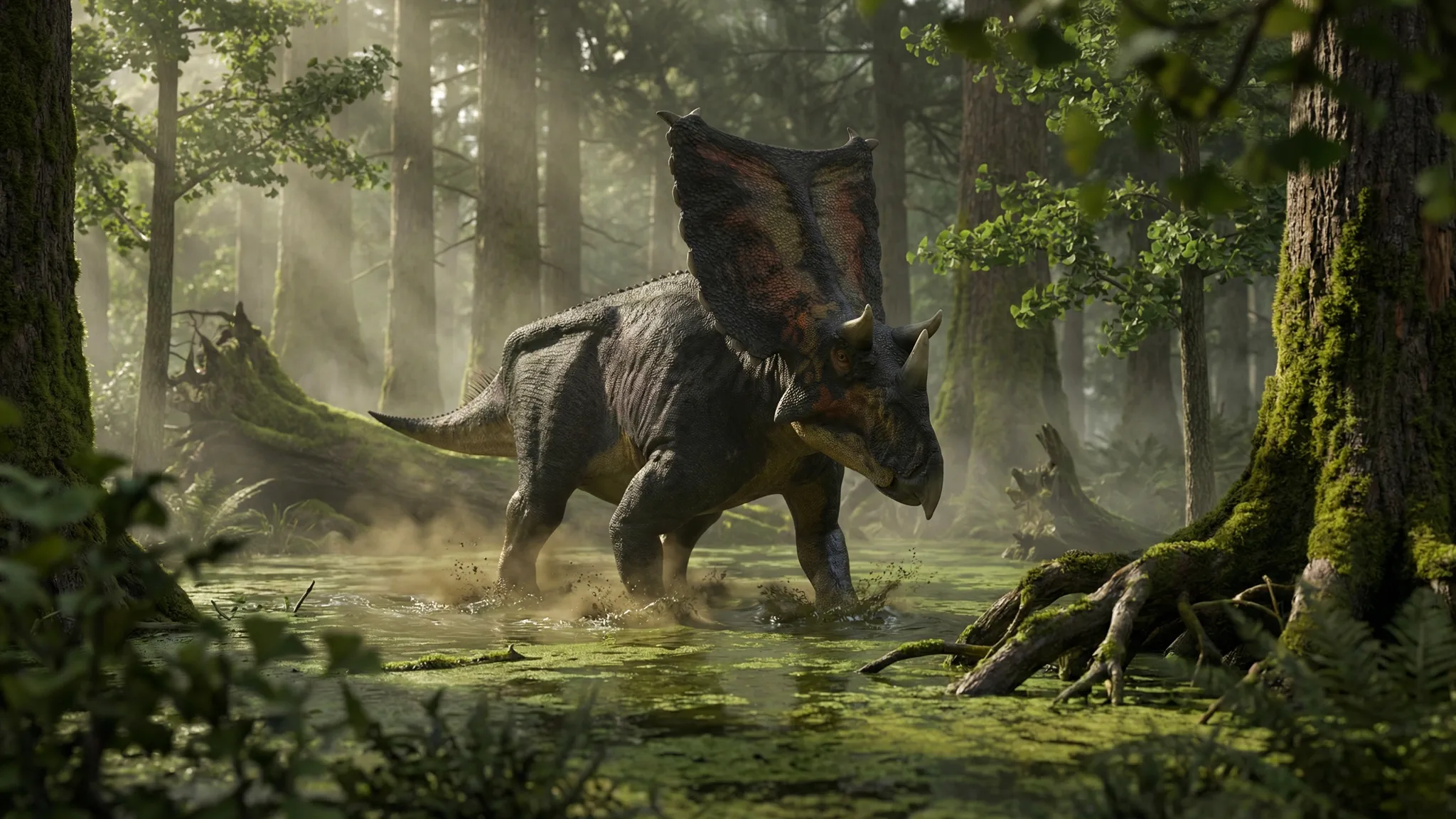 Chasmosaurus belli | Lagarto abierto | 83 a 66 millones de años