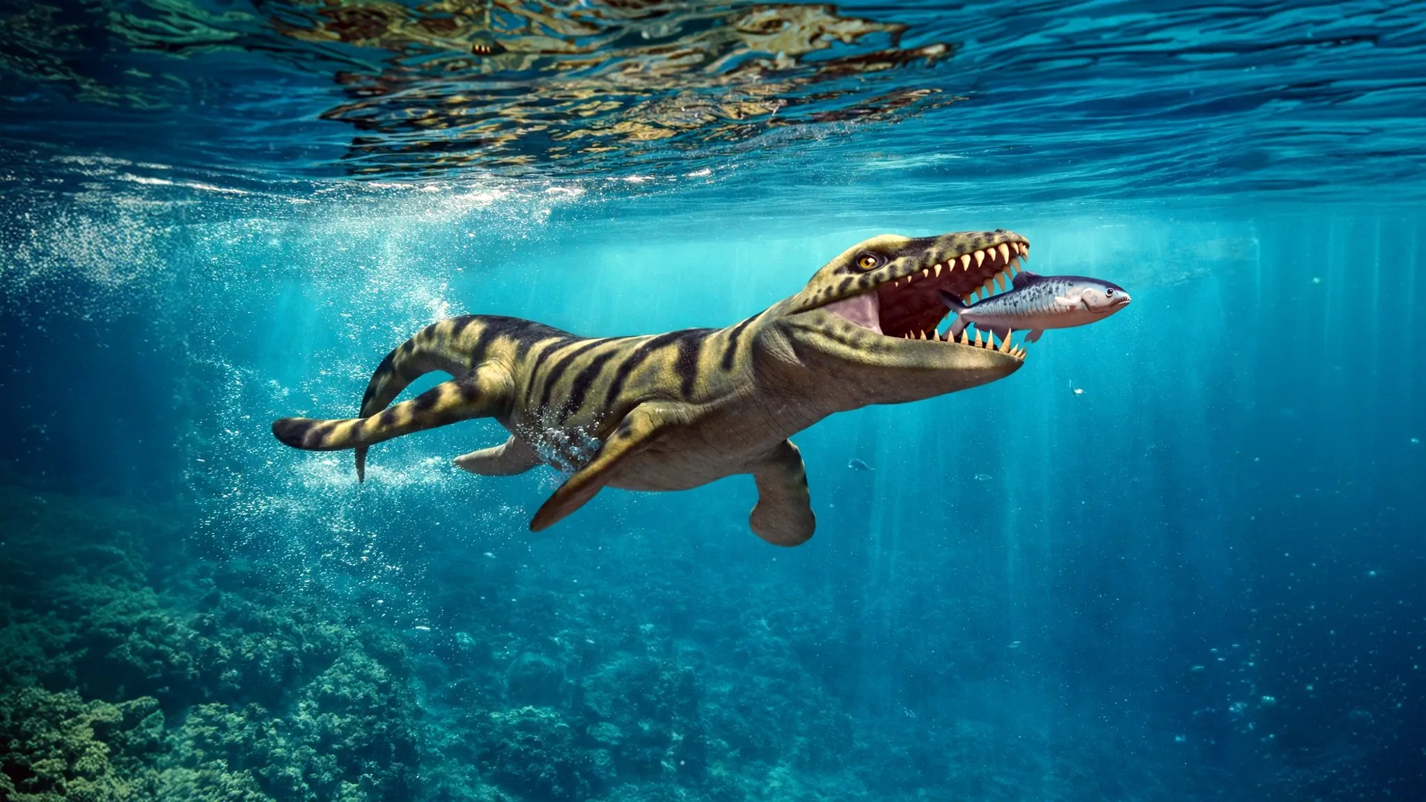 Dakosaurus maximus | Biting lizard | 155 to 145 million years ago