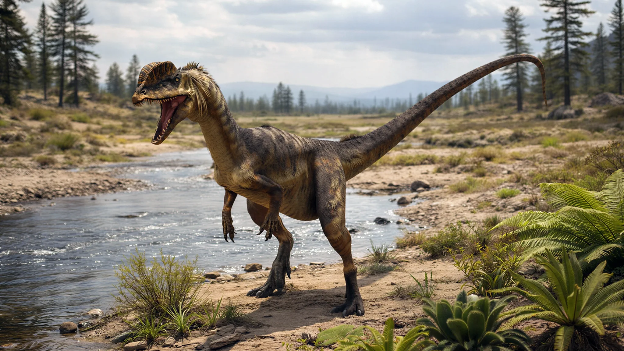 Dilophosaurus wetherilli | Lézard à deux crêtes | 199 à 182 millions d'années