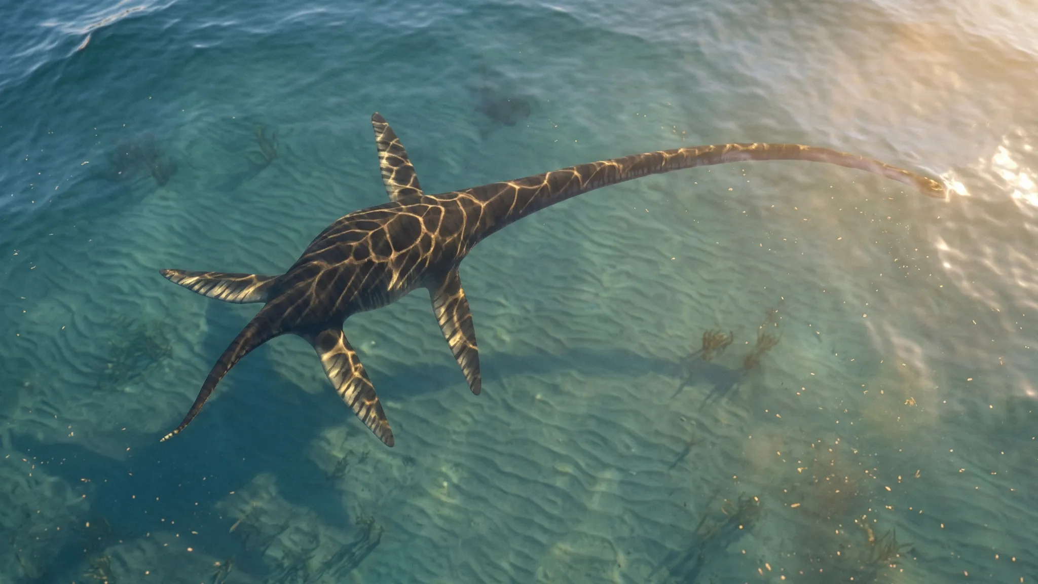 Elasmosaurus platyurus | Ribbon lizard | 83.5 to 70.6 million years ago