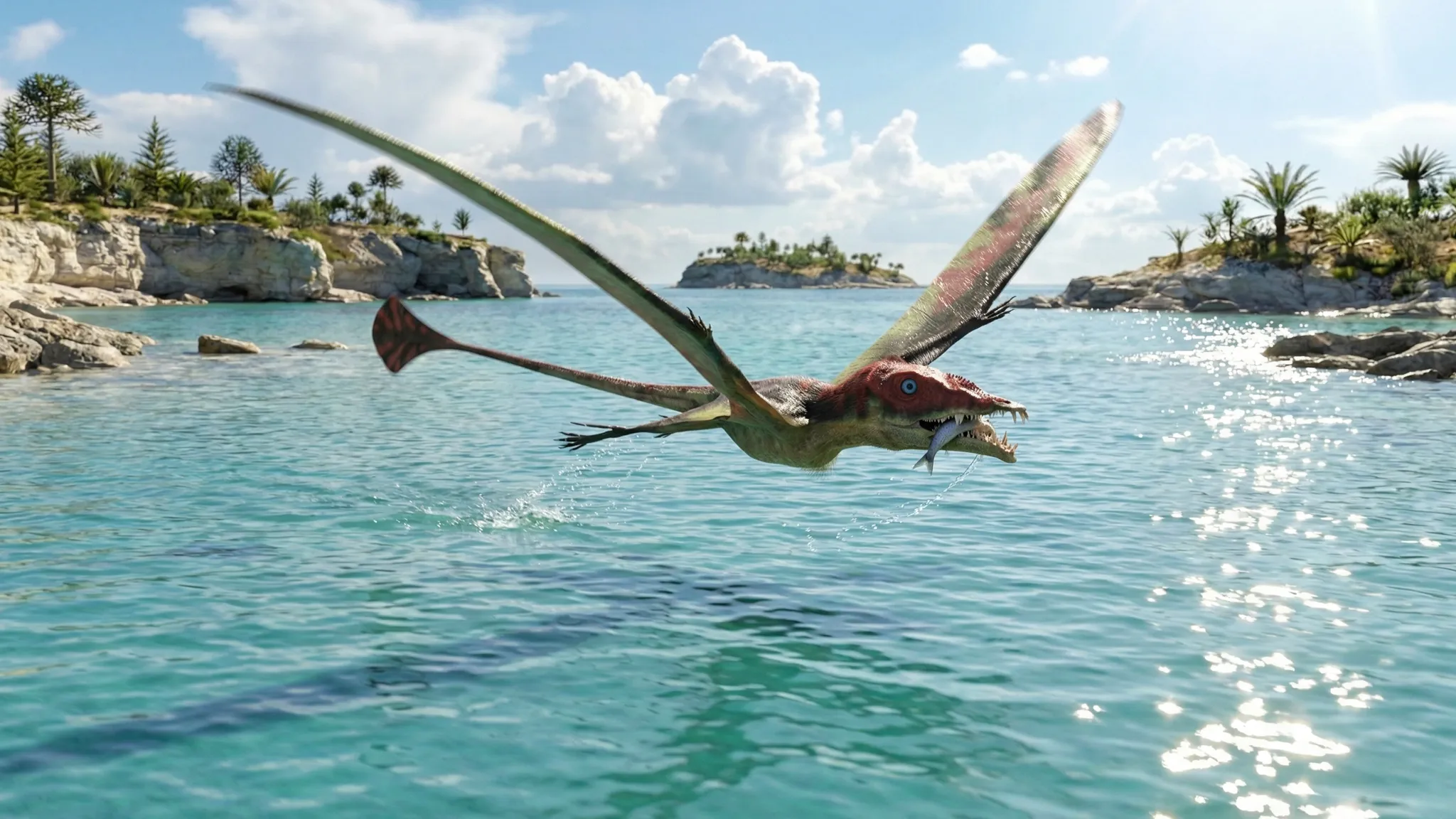 Eudimorphodon ranzii | True dimorphic tooth | 215 to 205 million years ago