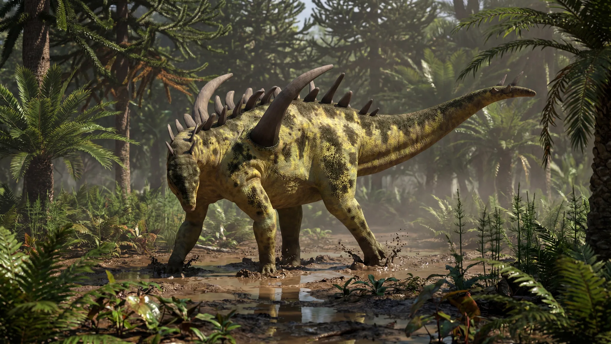 Gigantspinosaurus sichuanensis | Giant spined lizard | 163 to 152 million years ago