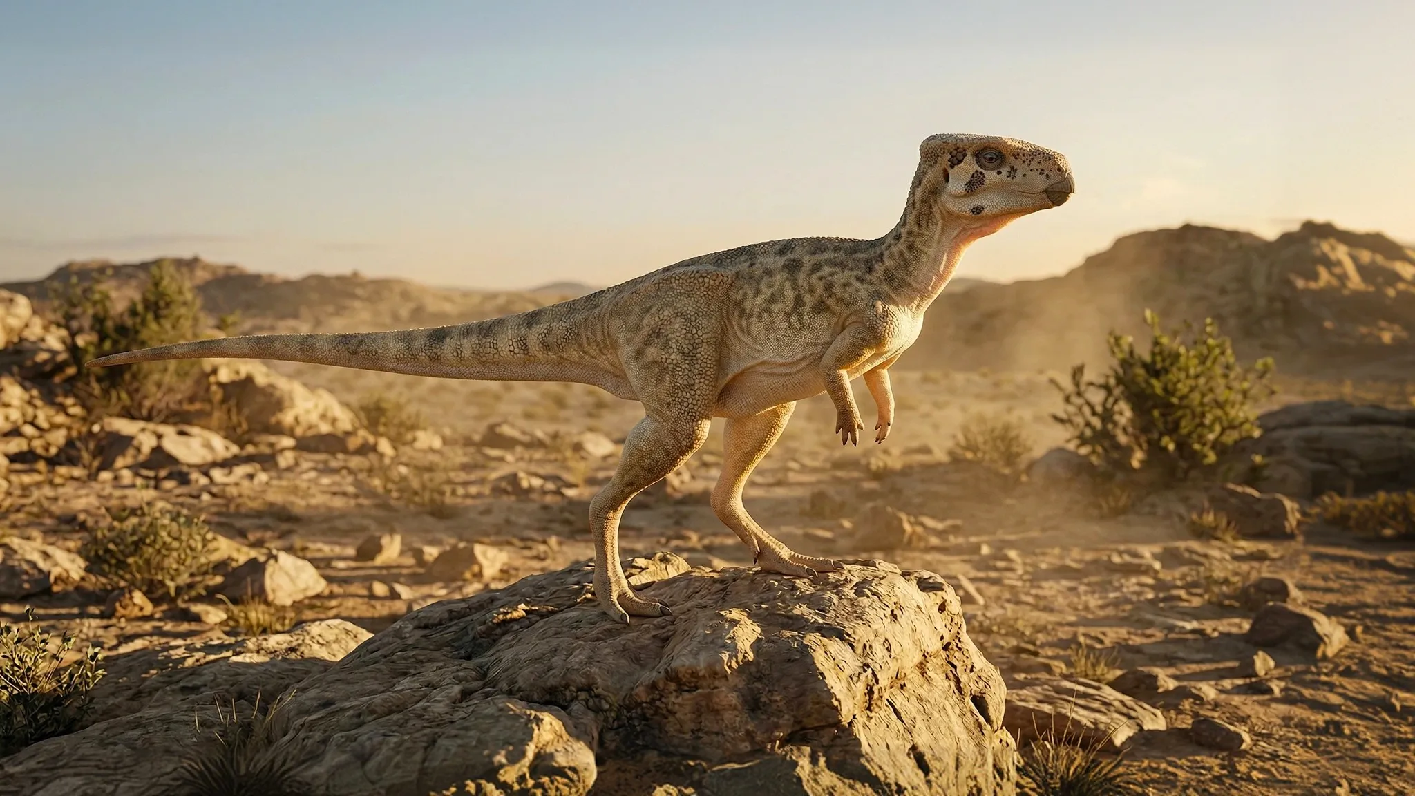 Homalocephale calathocercos | Tête plate | 70 à 66 millions d'années