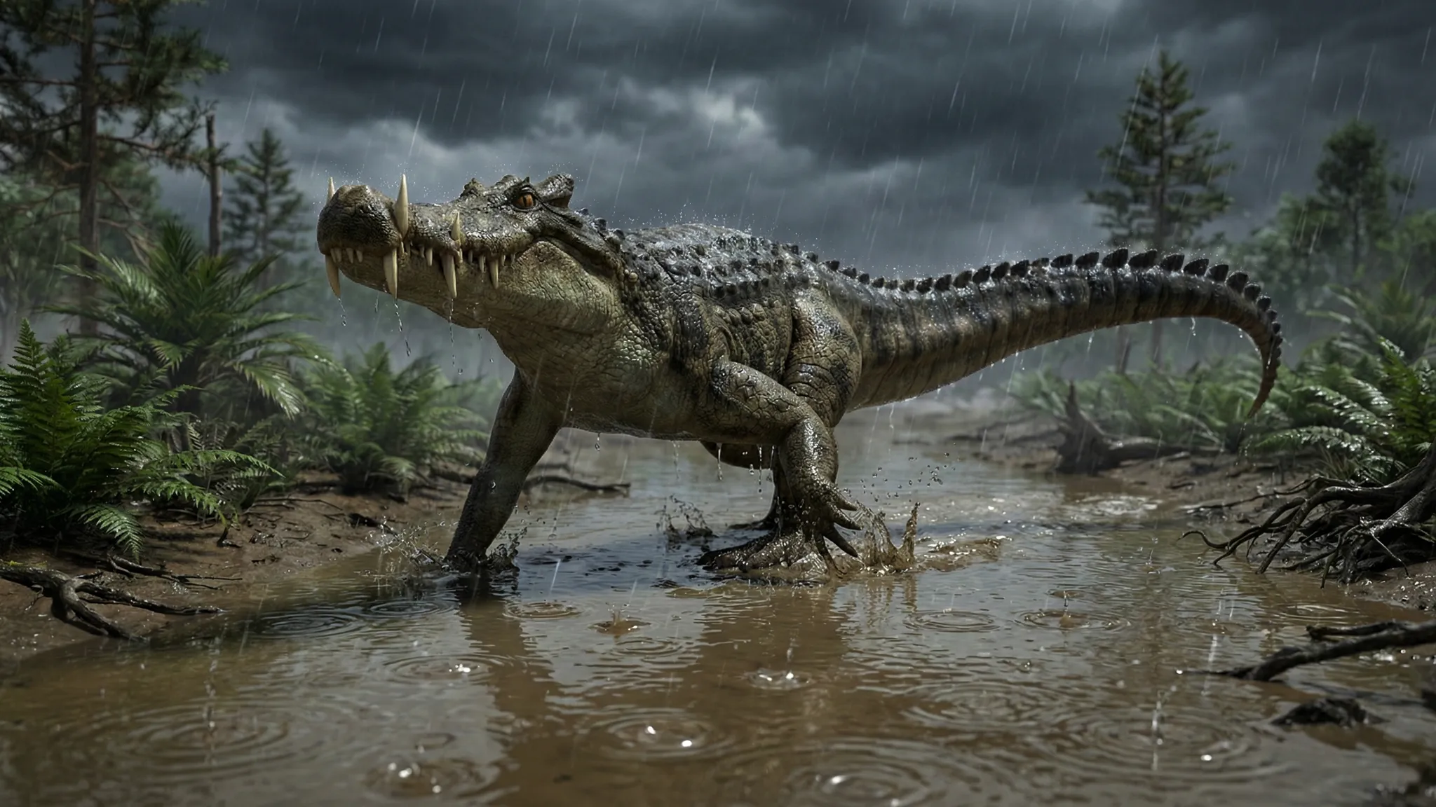 Kaprosuchus saharicus | Cocodrilo jabalí | 100 a 95 millones de años