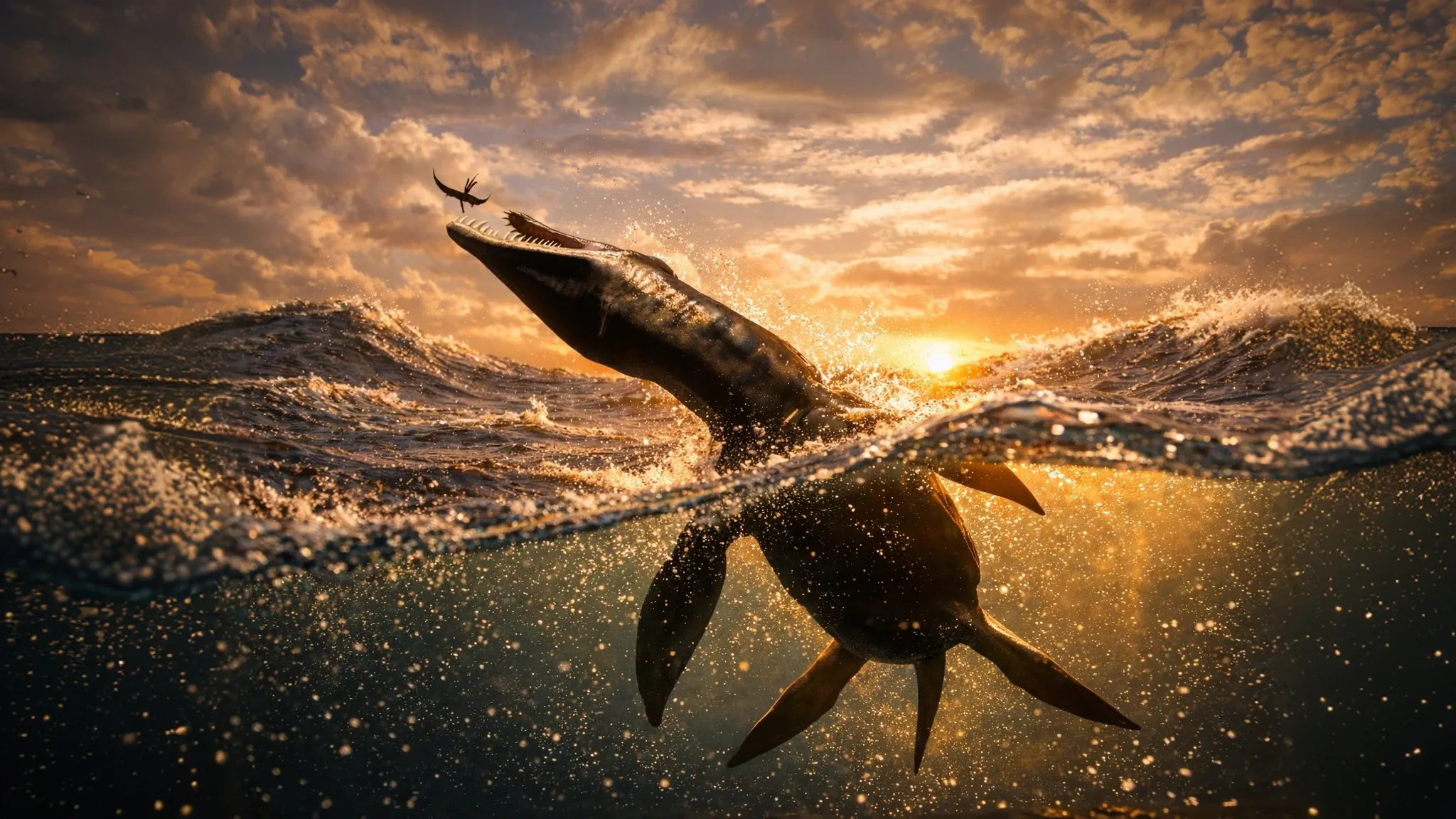 Liopleurodon ferox | Smooth-sided teeth | 160 to 155 million years ago