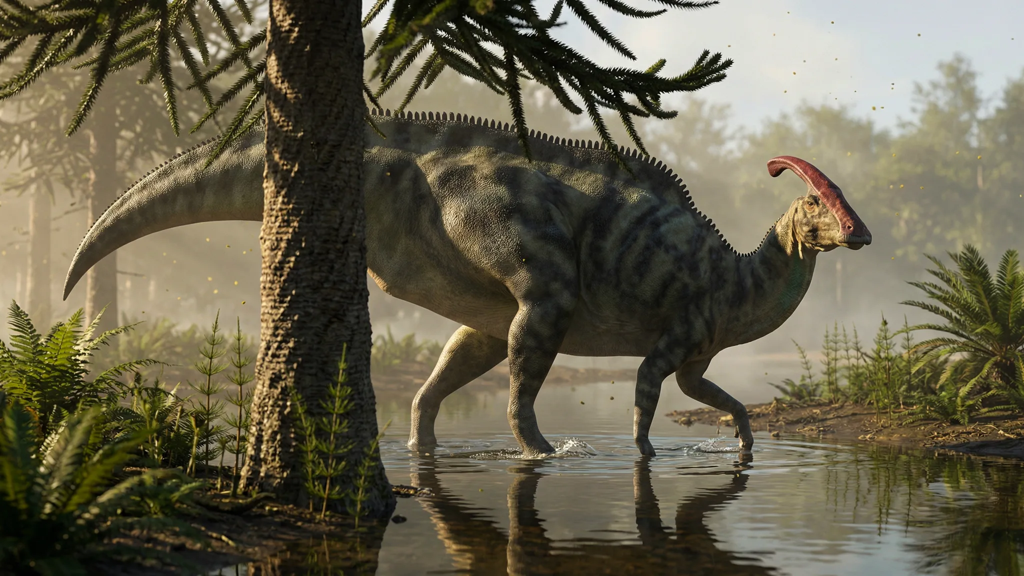 Parasaurolophus tubicen | Parecido al lagarto con cresta | 76 a 73 millones de años