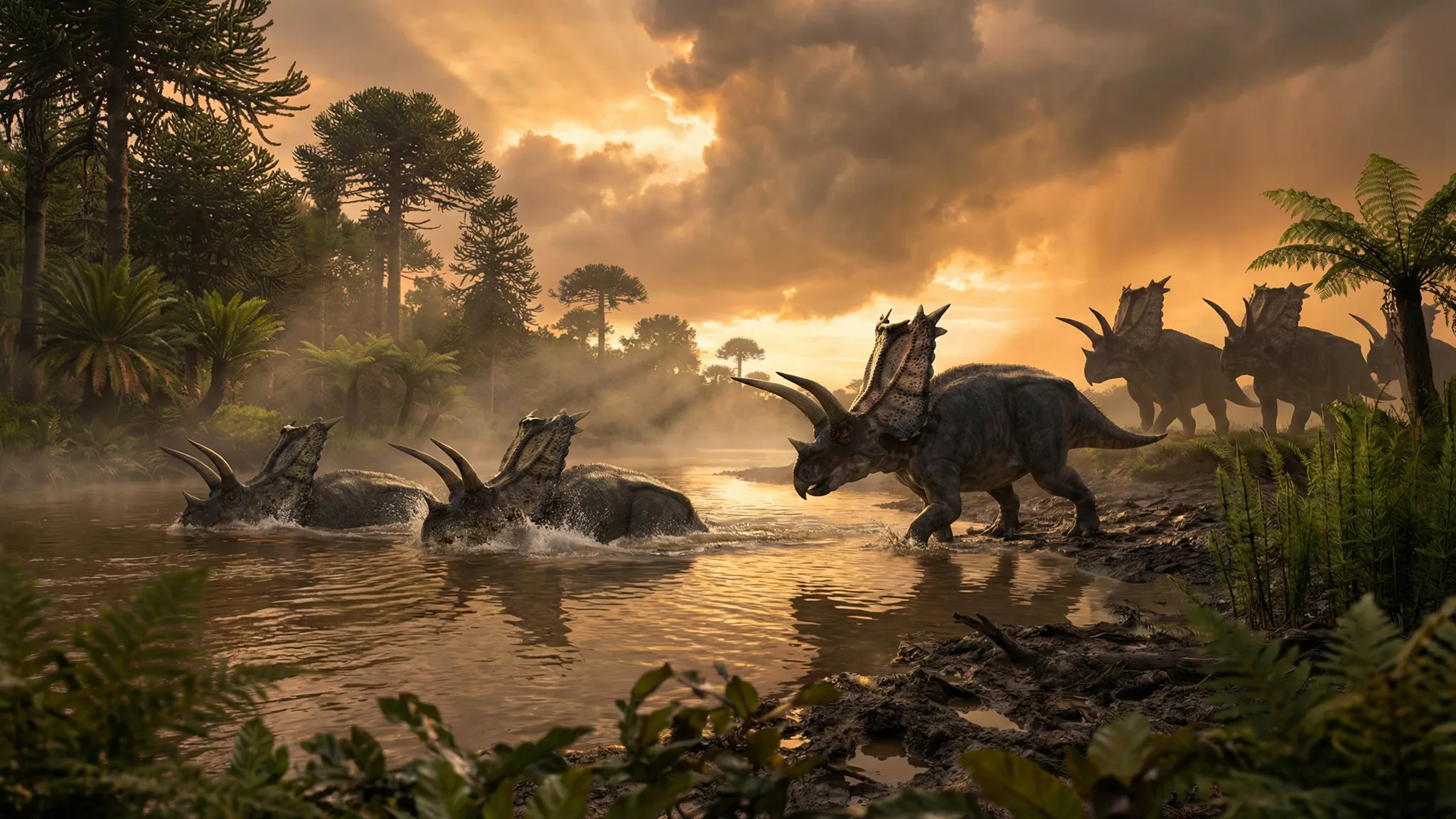 Pentaceratops sternbergii | Cara con cinco cuernos | 75 a 73 millones de años