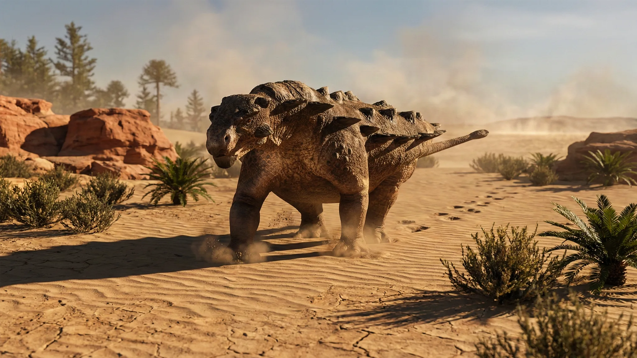 Pinacosaurus grangeri | Lagarto con placas | 86 a 72 millones de años