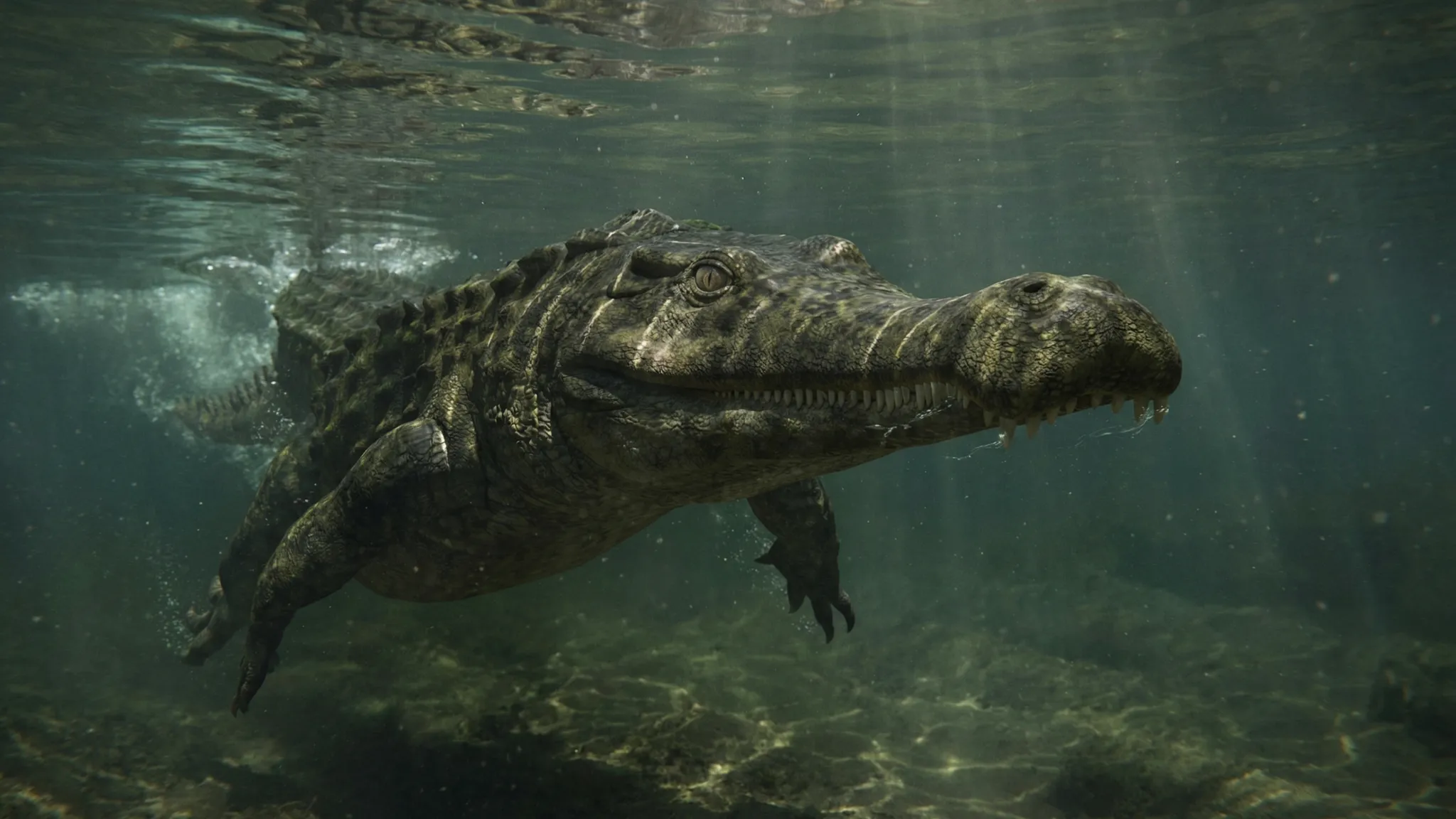 Sarcosuchus imperator | Flesh crocodile | 122 to 109 million years ago