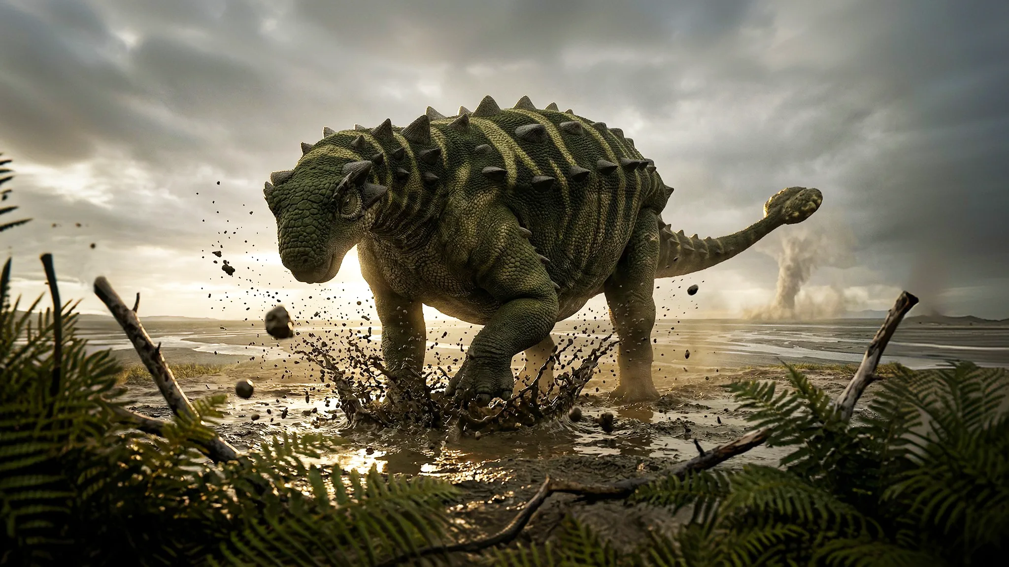 Talarurus plicatospineus | A la queue en panier | 98 à 83 millions d'années