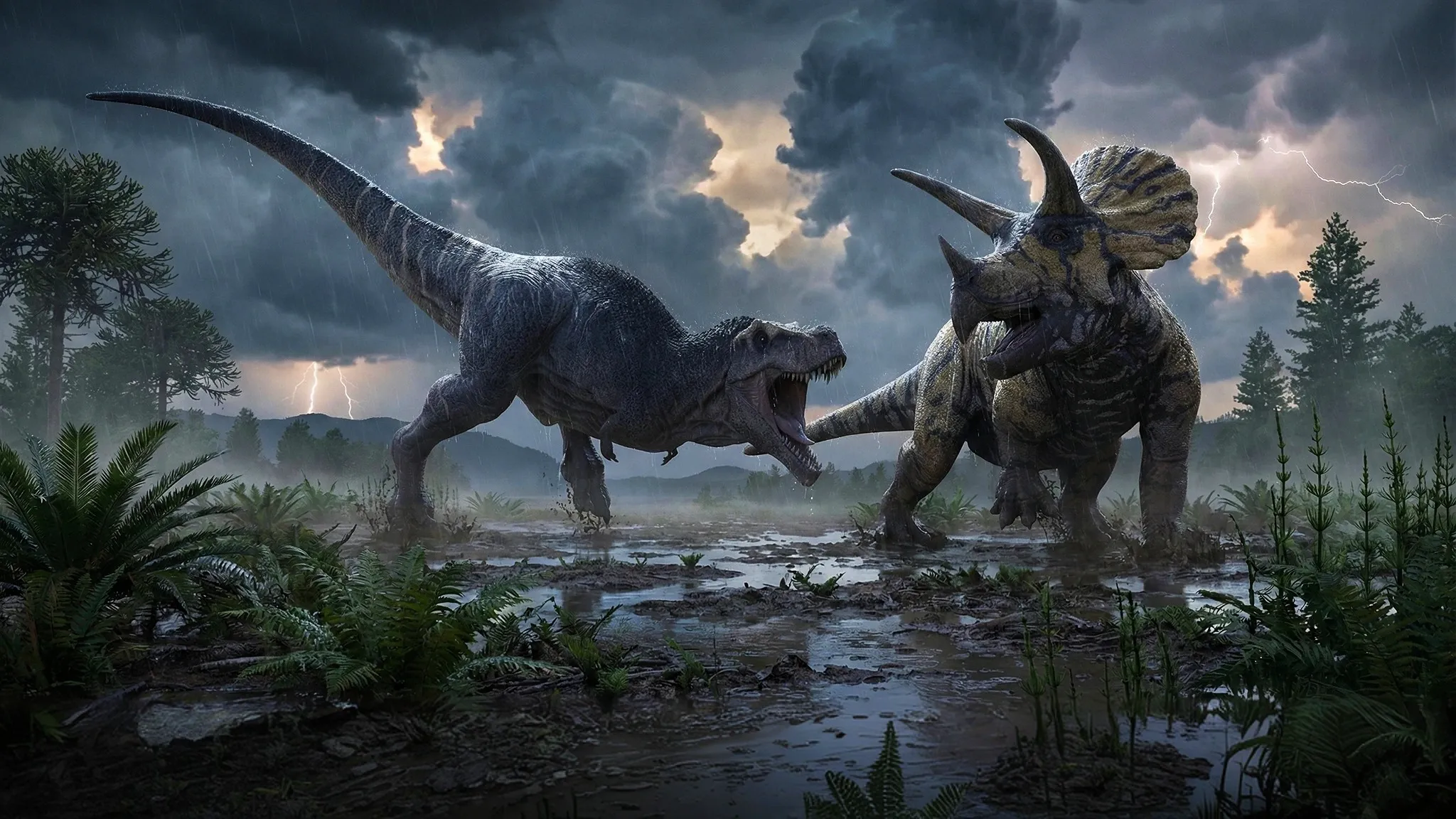 Tyrannosaurus rex | Lagarto tirano | 70 a 65 millones de años