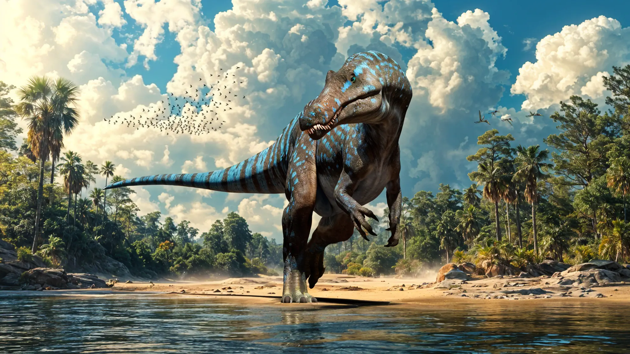 Irritator challengeri - 122 to 113 million years ago Irritator challengeri - 122 to 113 million years ago