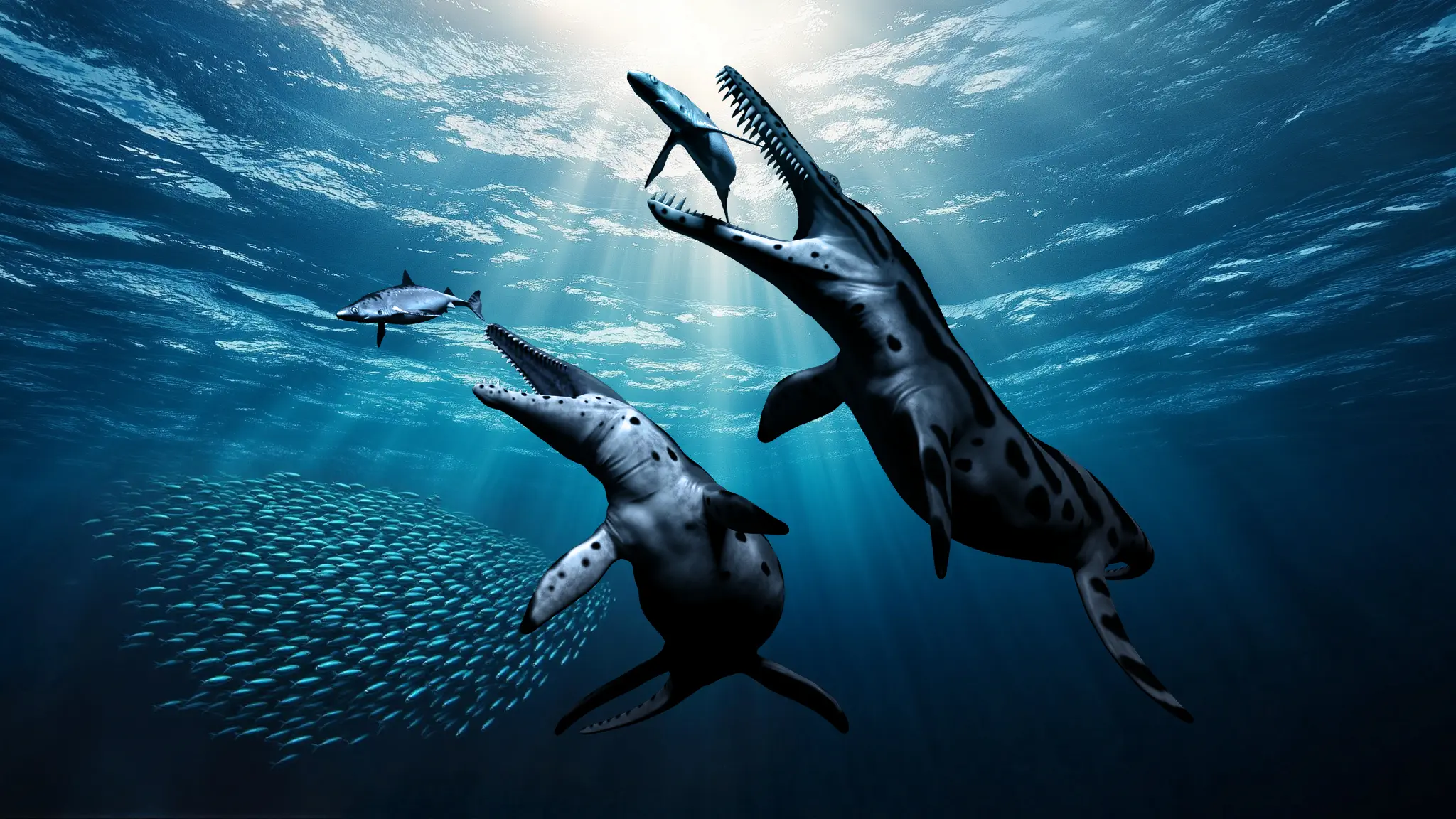 Kronosaurus queenslandicus - 125 to 100 million years ago Kronosaurus queenslandicus - 125 to 100 million years ago