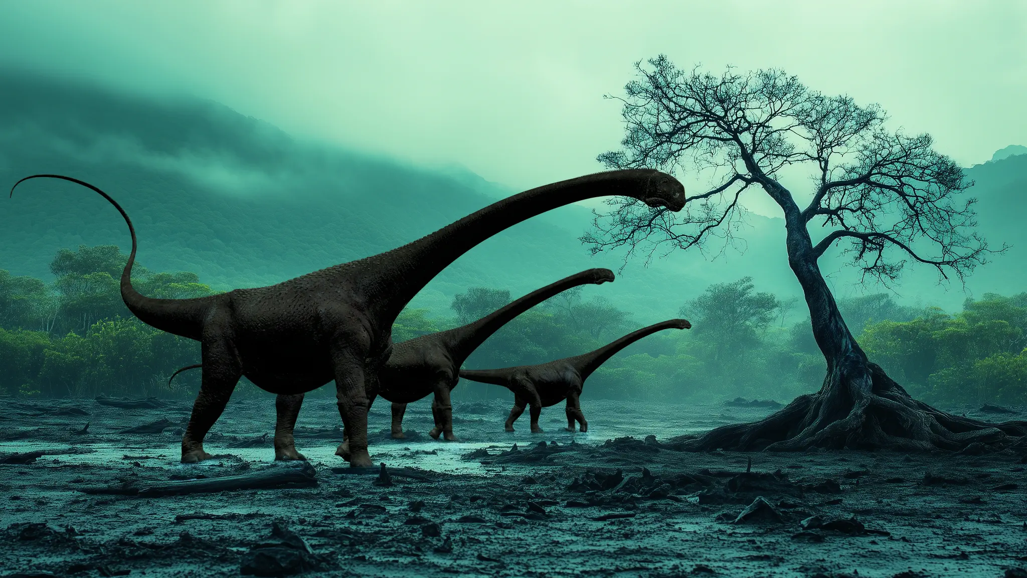 Malawisaurus dixeyi - 125 to 113 million years ago Malawisaurus dixeyi - 125 to 113 million years ago
