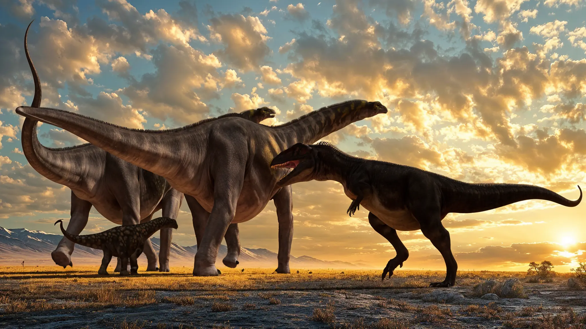 Mapusaurus roseae - 97 to 90 million years ago Mapusaurus roseae - 97 to 90 million years ago